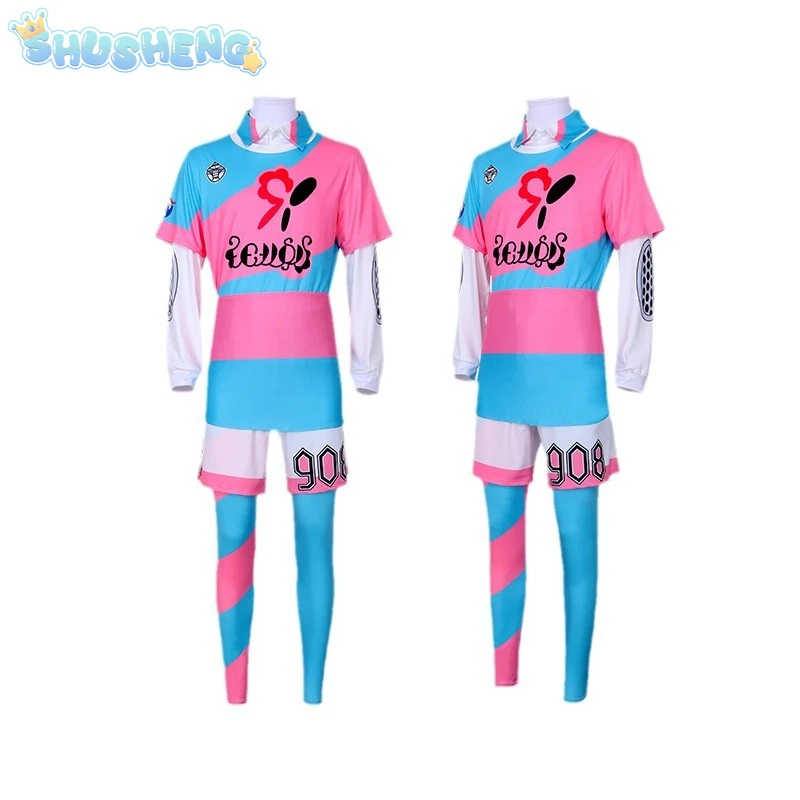 Фунта Битва Косплей Аниме Меч Щит Костюм Униформа Набор Хэллоуин Вечеринка Наряд