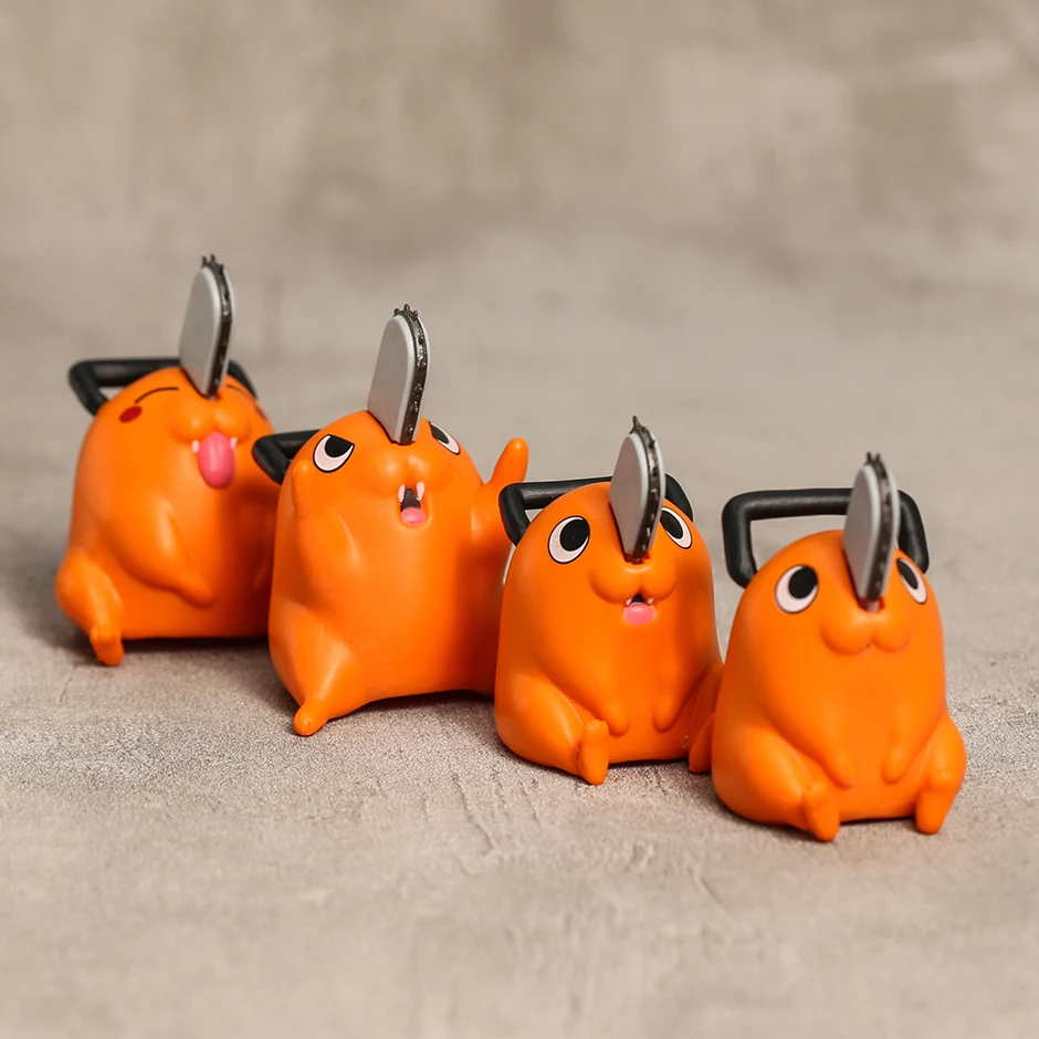 

Chainsaw Man Pochita Capsule Figure Toys PVC Cute Mini PVC Figures Collection Figural Toys Hobbies Model Gift Dolls 4pcs/set