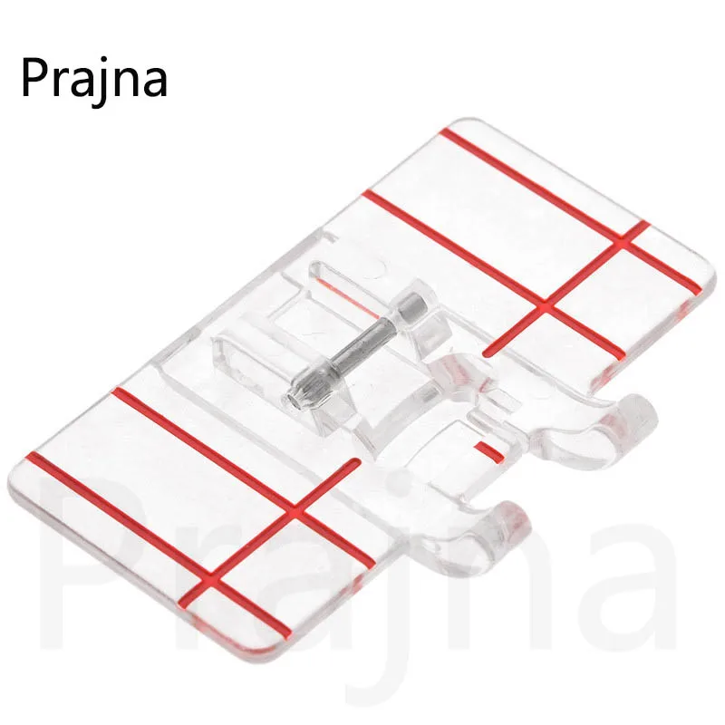 

Prajna Clear Plastic Parallel Stitch Foot Presser Domestic Electric Sewing Parts Sewing Tool Sewing Feet