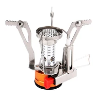 hot sale outdoor camping furnace end mini stove head integrated with electronic ignition portable picnic stoves