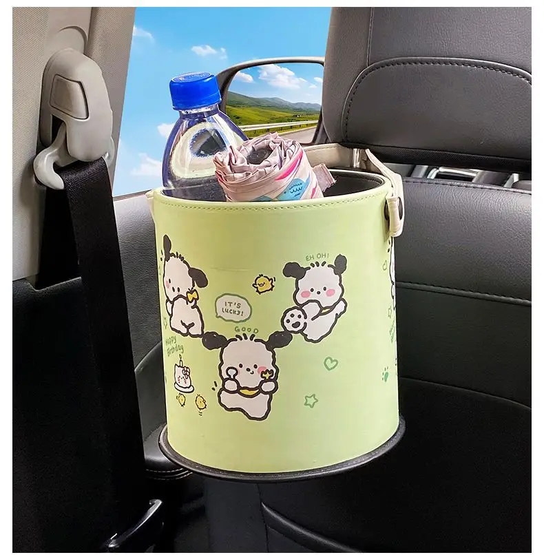 Sanrio Pacha собака автомобиль висит маленький мусорный бак мультфильм Дисней Винни