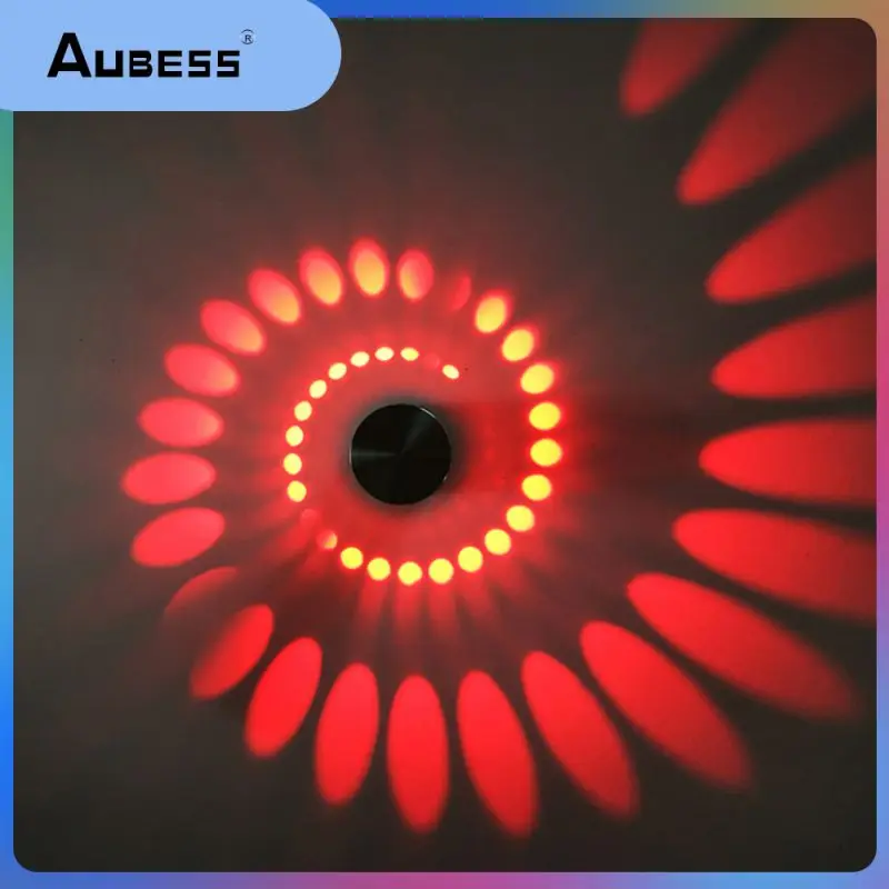 

Spiral Hole LED Wall Light Effect Wall Lamp Colorful Concealed Wall Lamp Wall Lamp For Party Bar Lobby KTV Home Decoration