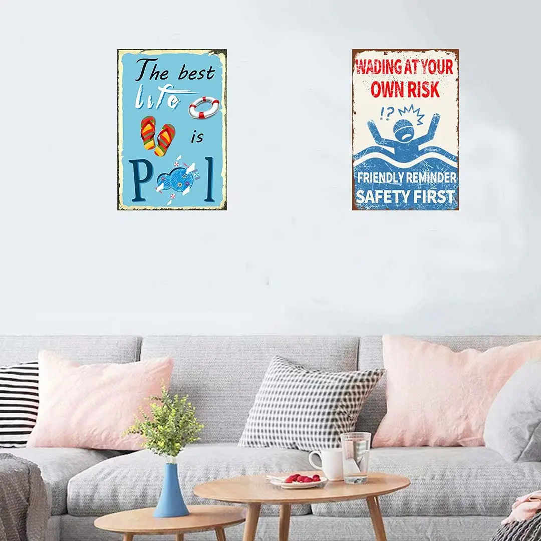 Винтажный металлический жестяной знак в стиле ретро с вашими ягодицами 8x12 дюймов