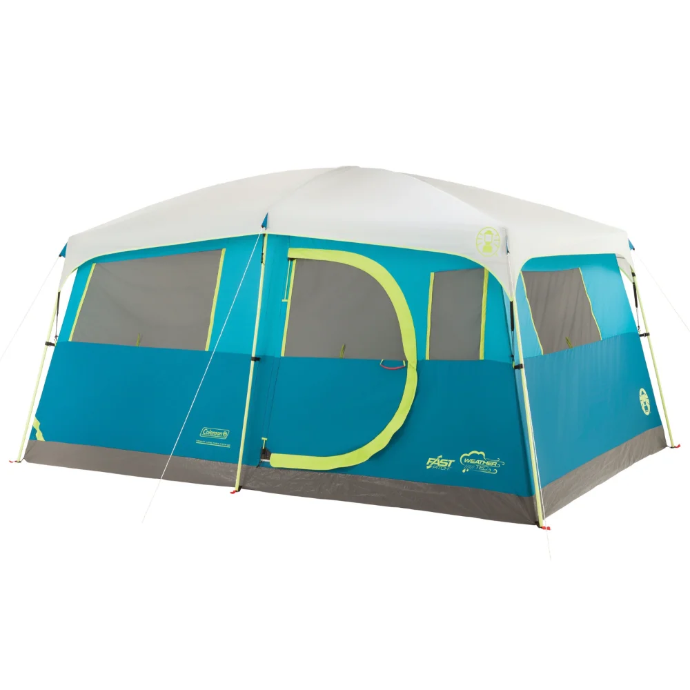 

Coleman® 8-Person Tenaya Lake Fast Pitch Cabin Camping Tent with Closet, Light Blue