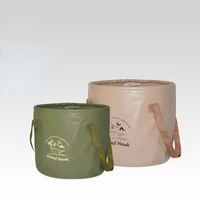 foldable bucket art portable outdoor dishwashing and fishing bucket household large capacity water storage bucket