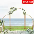 1 Набор3 штуки свадебный набор с арочной подставкой, Цветочная подставка, уличный воздушный шар, арочная подставка неправильной формы
