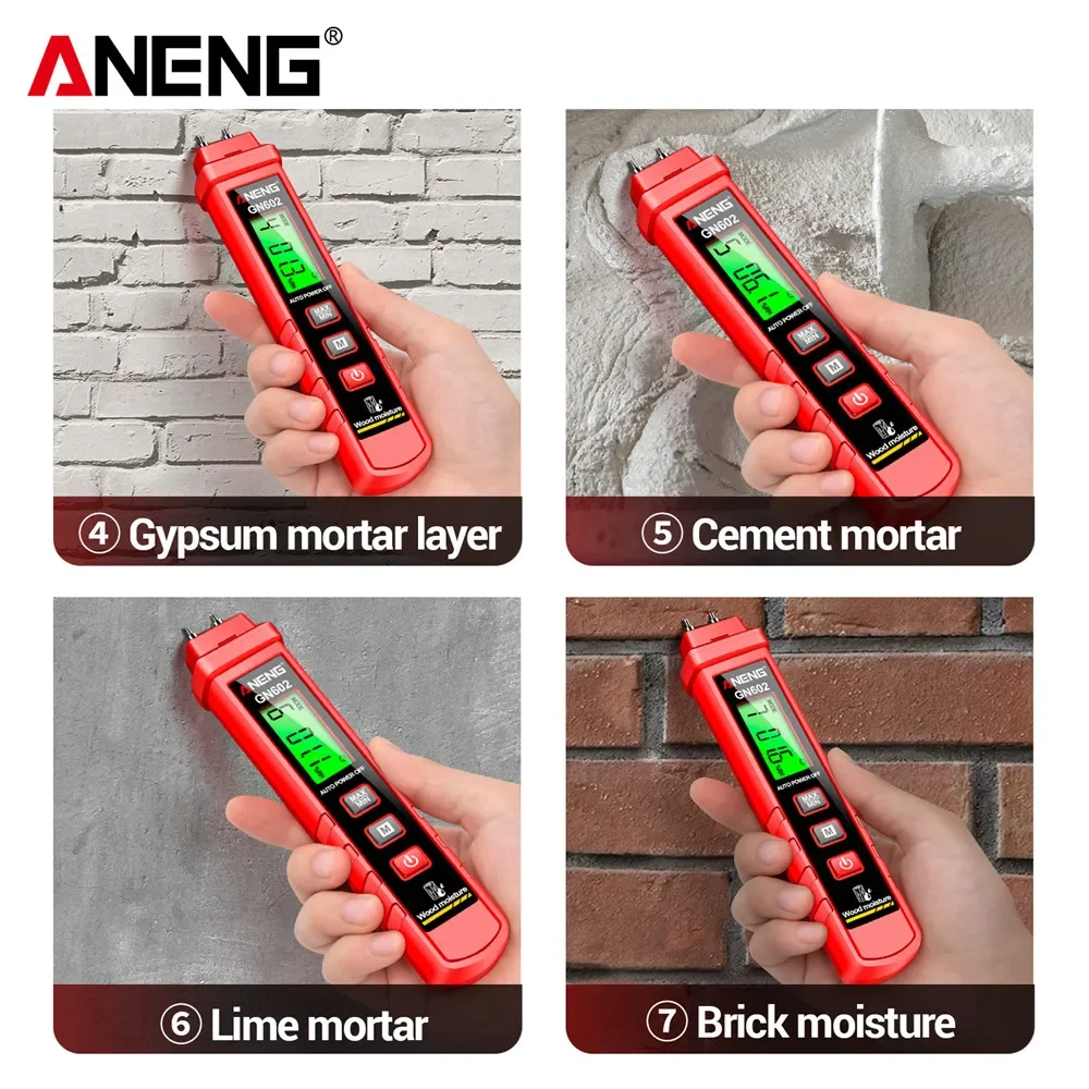 Интеллектуальный измеритель влажности ANENG GN602 диапазон 0 ~ 58% инструменты для