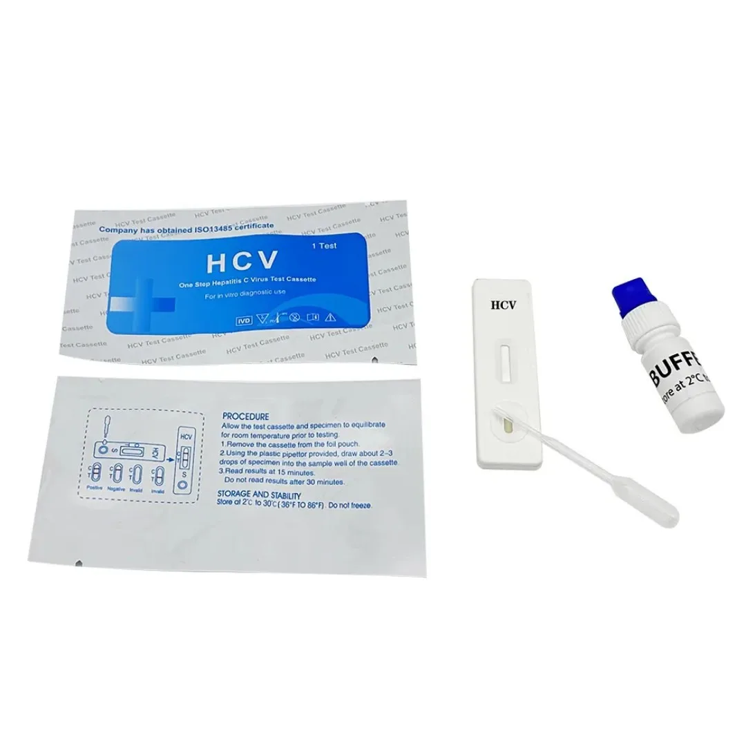 Фото Тест-кассета для быстрого выявления вируса гепатита С (HCV) на антитела в цельной крови, сыворотке и плазме. Набор для диагностики in vitro. №5