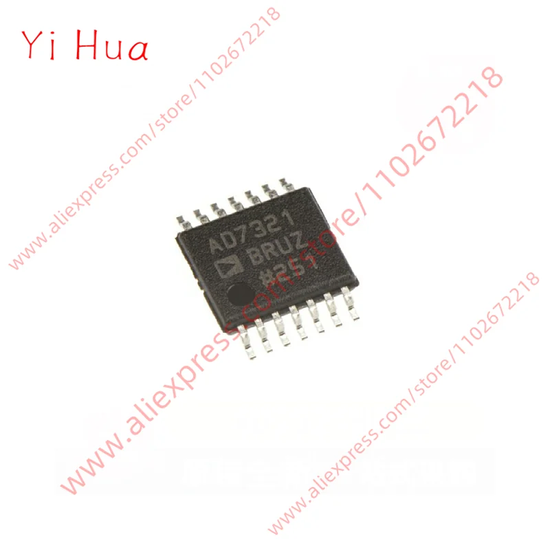 

1PCS New Original AD7321BRUZ Digital-to-Analog Converter Chip TSSOP-14 AD7321