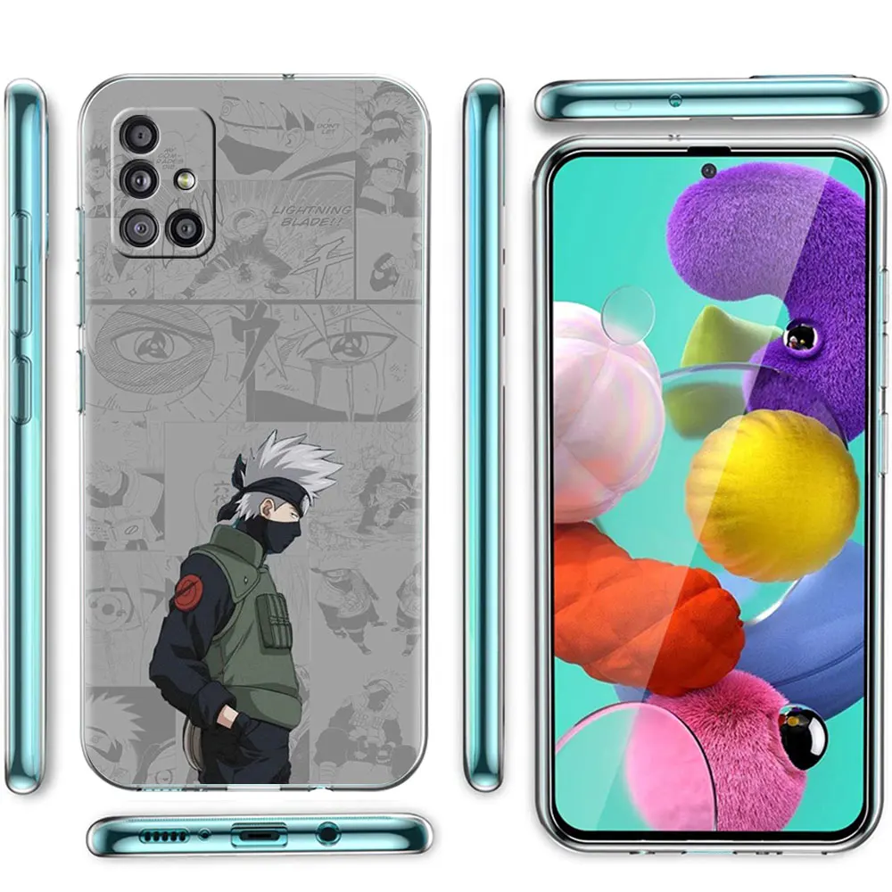 Крутой чехол Какаси из аниме Наруто для Samsung Galaxy A12 A52 A51 A32 5G A21s A02s A31 A72 A11 A22 4G