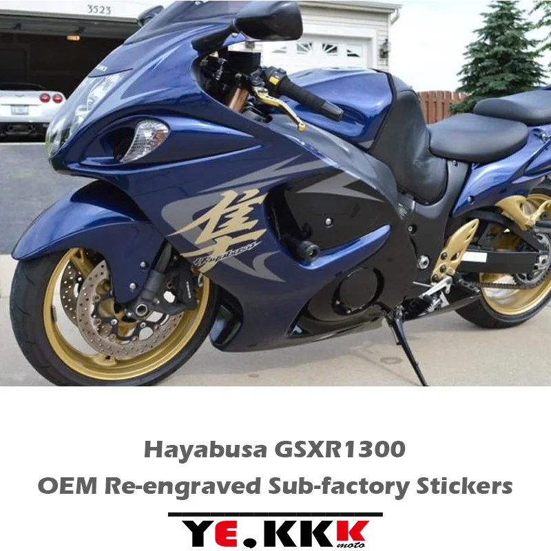 

Motorcycle Stickers Decals OEM Re-engraved Sub-factory Stickers Full Car For SUZUKI Hayabusa GSXR1300 1300R 2008-2022 New