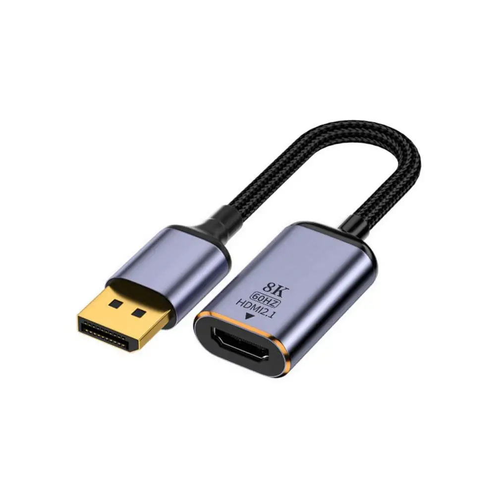 

8k 60 Гц Hd видео конвертер Hdmi-совместимый к DP Mini DP/Type-c к Hdmi-совместимый видеокабель-адаптер