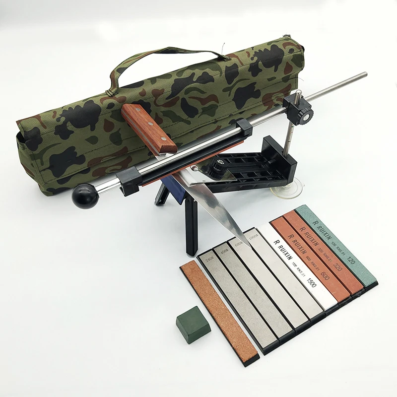 

Точилка для ножей с фиксированным углом, профессиональный набор инструментов для заточки, точильный камень, алмазный шлифовальный камень, ...