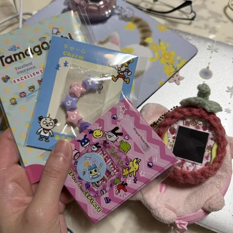 Фото В наличии Tamagotchi Uni Папир для панелей можно прикреплен к панелях Фильмы Мультяшная защитная пленка Больная паста Mezzo Piano Daisy №3