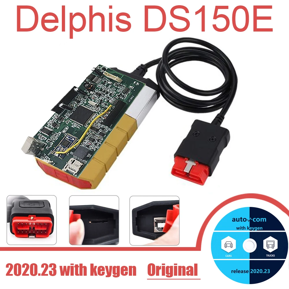 Сканер obd2 двойная плата 2020 23 с генератором ключей дельфиса ds150e BT Автомобильные