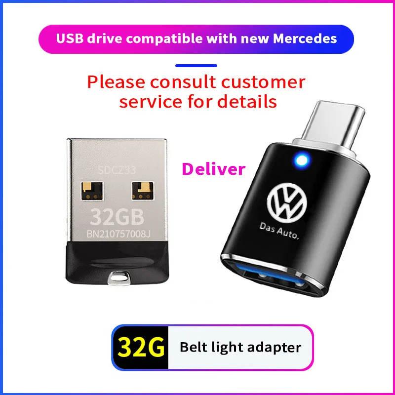 Автомобильный интерфейс Type-C к USB 3.0 мини-конвертер зарядный адаптер для Volkswagen GOLF 5