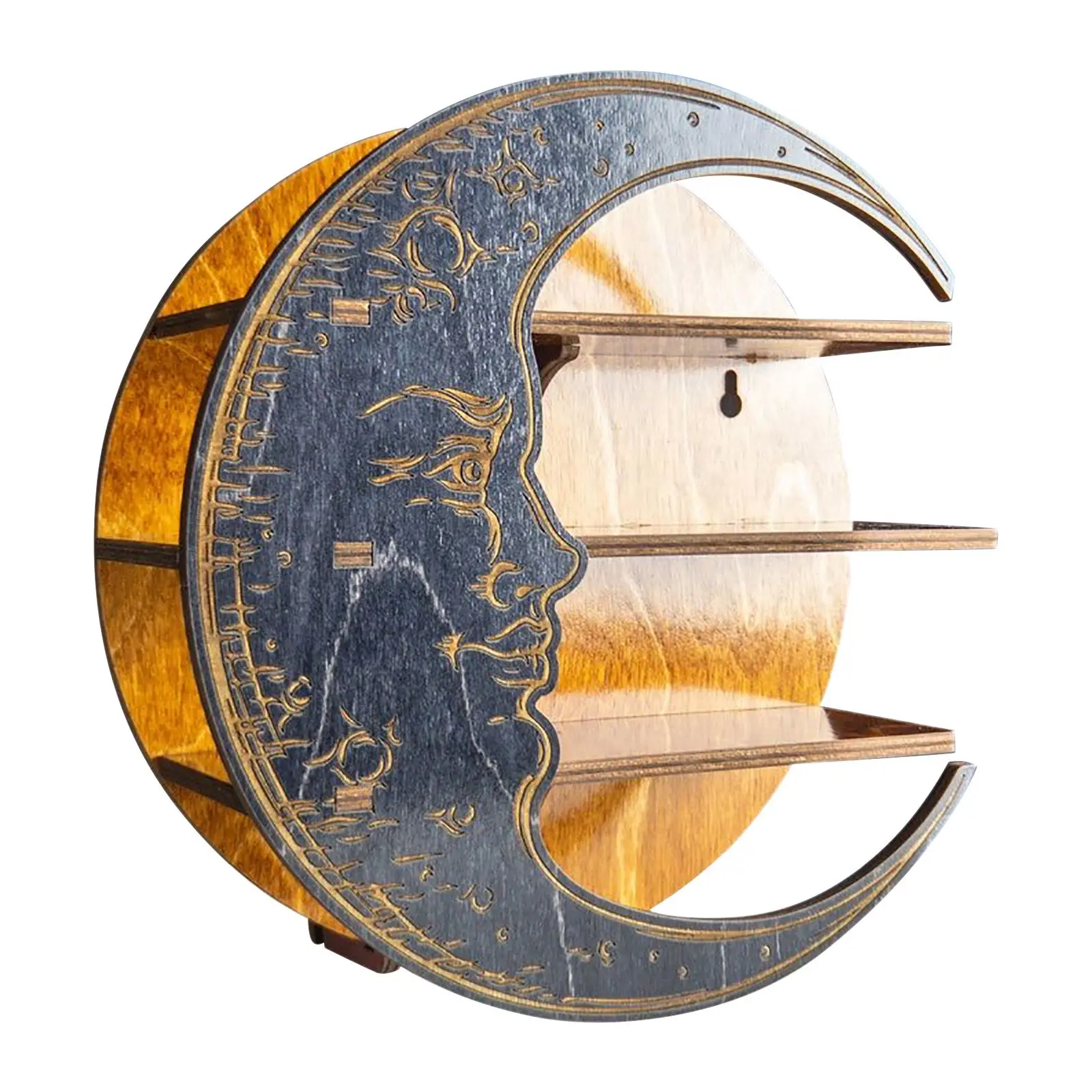 

Настенный кристаллический дисплей, полка с эфирным маслом, фотометрический держатель, Настенный декор для спальни (B)