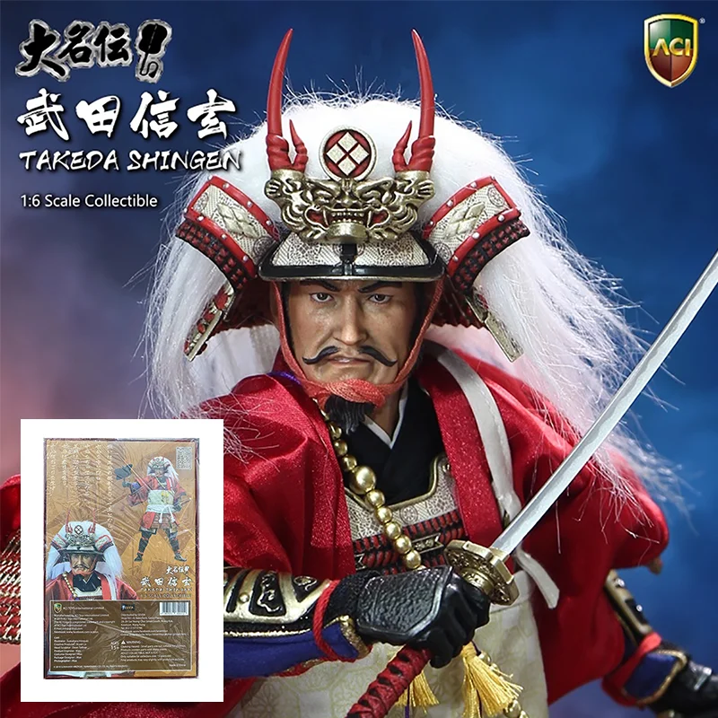 

In Stock Original ACI Toys Suwahara Japanese Samurai Takeda Shingen Deluxe Ver 1/6 Action Anime Figures Model Toys