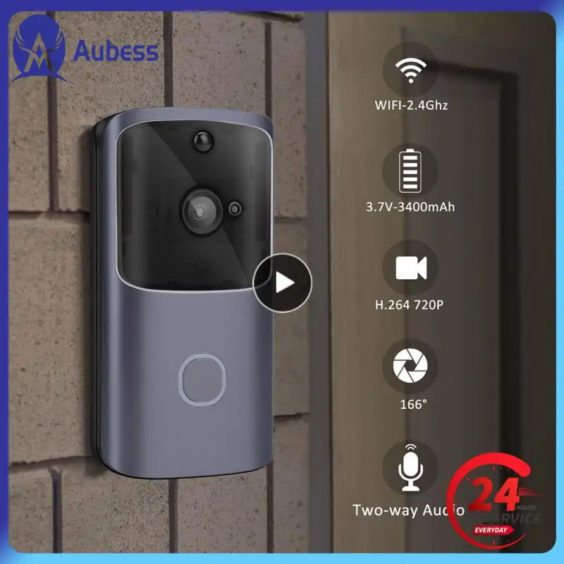 

1/2/3PCS Corui Smart WiFi Wireless Video Doorbell Two-Way Talk Smart PIR Video Intercom Door Bell HD Camera Home Security