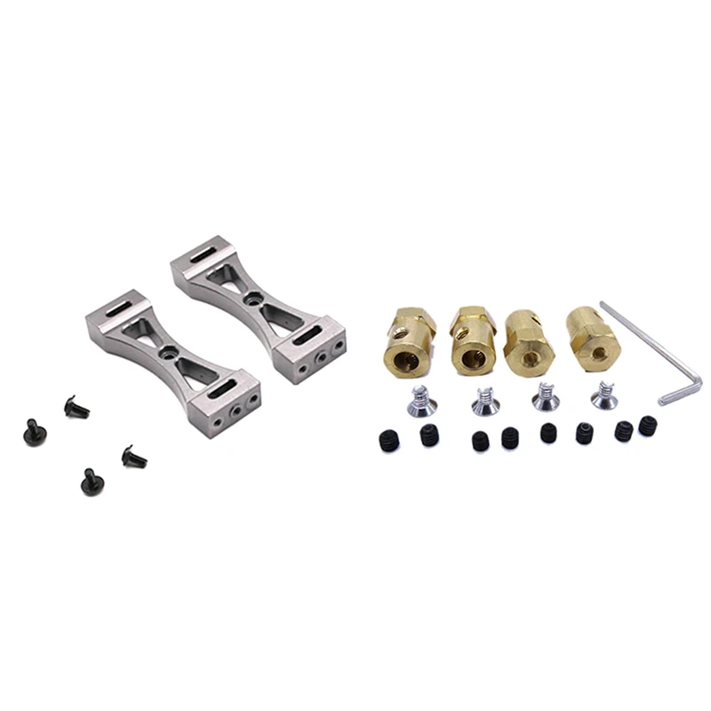 

2 комплекта радиоуправляемых запчастей для автомобиля: 1 набор металлических кронштейнов и 1 набор из 5 мм до 12 мм латунный комбайнер ступицы ...