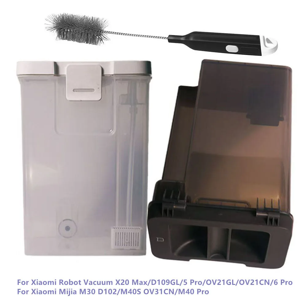 Фото Емкость для чистой воды и емкость для грязной воды для Xiaomi Mijia M30 D102/M40S OV31CN, а также для роботов-пылесосов Xiaomi X20 Max/D109GL/5 Pro/OV21CN №1