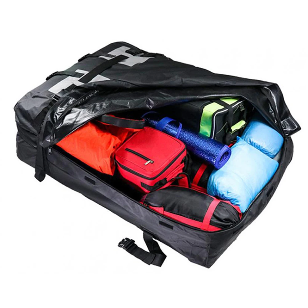 

Cargo Bag Roof Package Car Exterior Accessories Car Roof Oxford Cloth Universal Waterproof Carrier 109*86*43cm