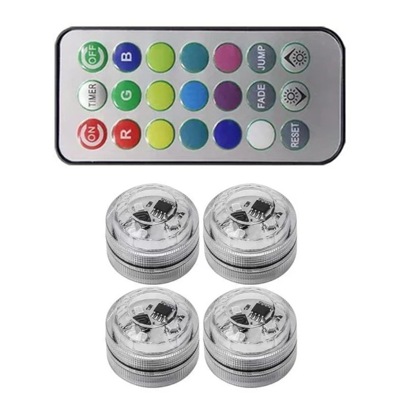 Светодиодные фонари для салона автомобиля окружающее освещение с дистанционным