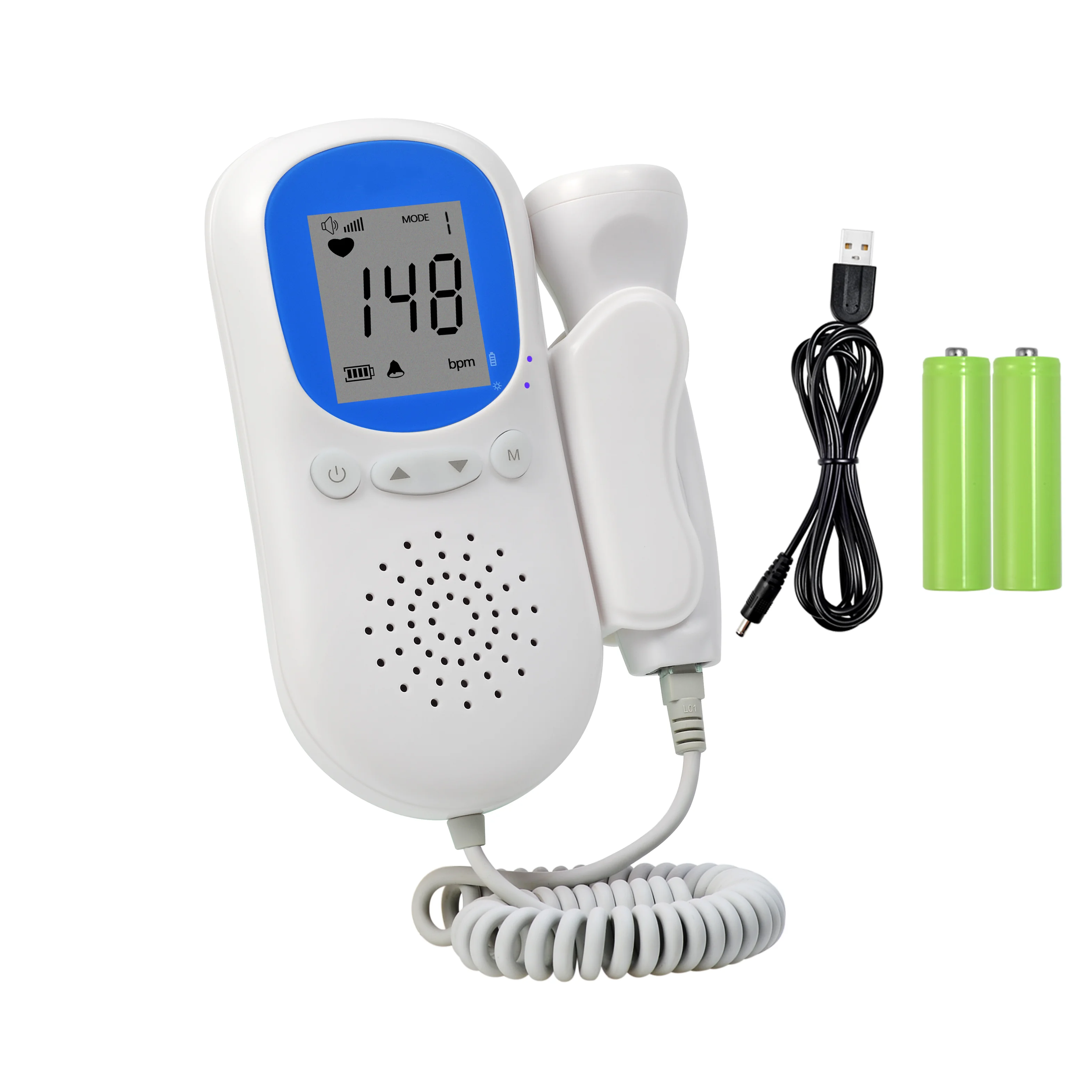 Портативный карманный детектор сердца для детей ультразвуковой доплеровский