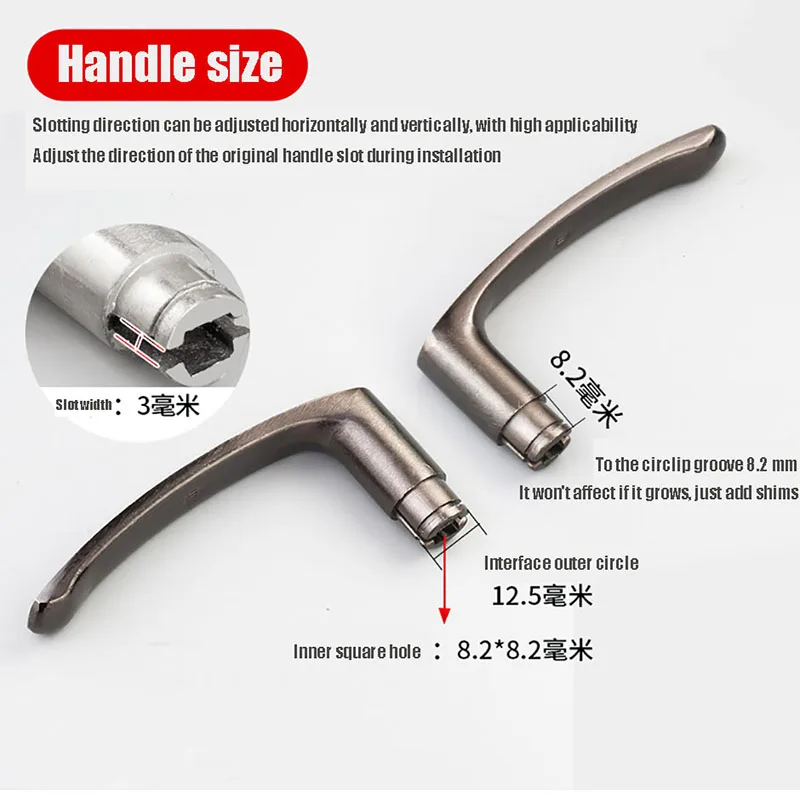 Твердая ручка для противоугонной двери прочная не ржавеет утолщенный материал