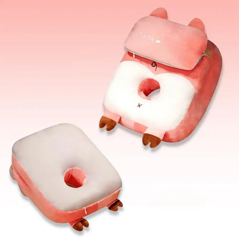 

Fully Filled Cute Students Desk Sleeping Break Nap Pillow Cozy Touch Plush Doll Piggy Home Decoration