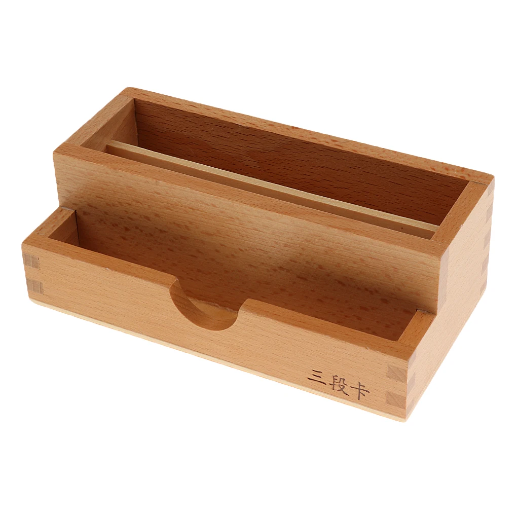 Деревянная коробка Монтессори для детских математических игр