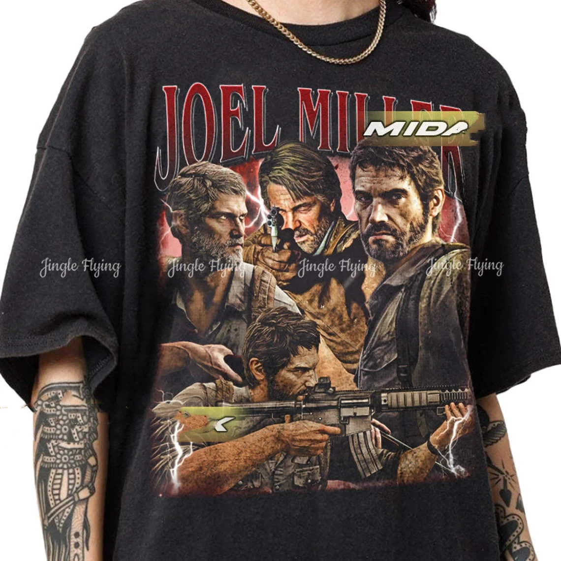 Limited Joel Miller The Last Of Us Vintage Tshirt Gift For Women And Man Unisex T-Shirt