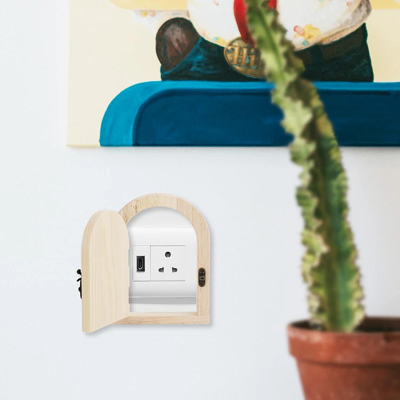 Рамка переключателя из цельного дерева детские розетки настенные защитные