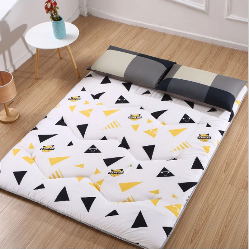 

Sleeping Mats on the Floor Bed Inflatable Mattress Tatami Natural Latex Cap Roller Mattresses Songk Colchon Futon Topper Bedroom