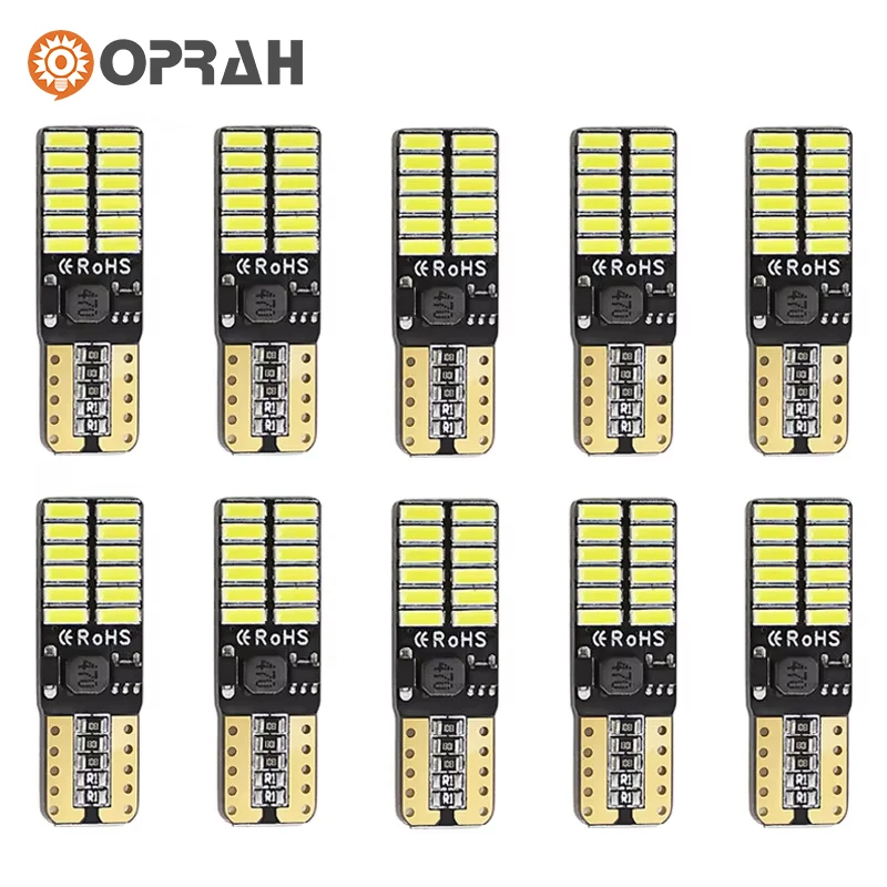 10 шт. оптовая продажа 3 Вт 12 В t10 W5W 194 автомобильные светодиодные фонари освещение