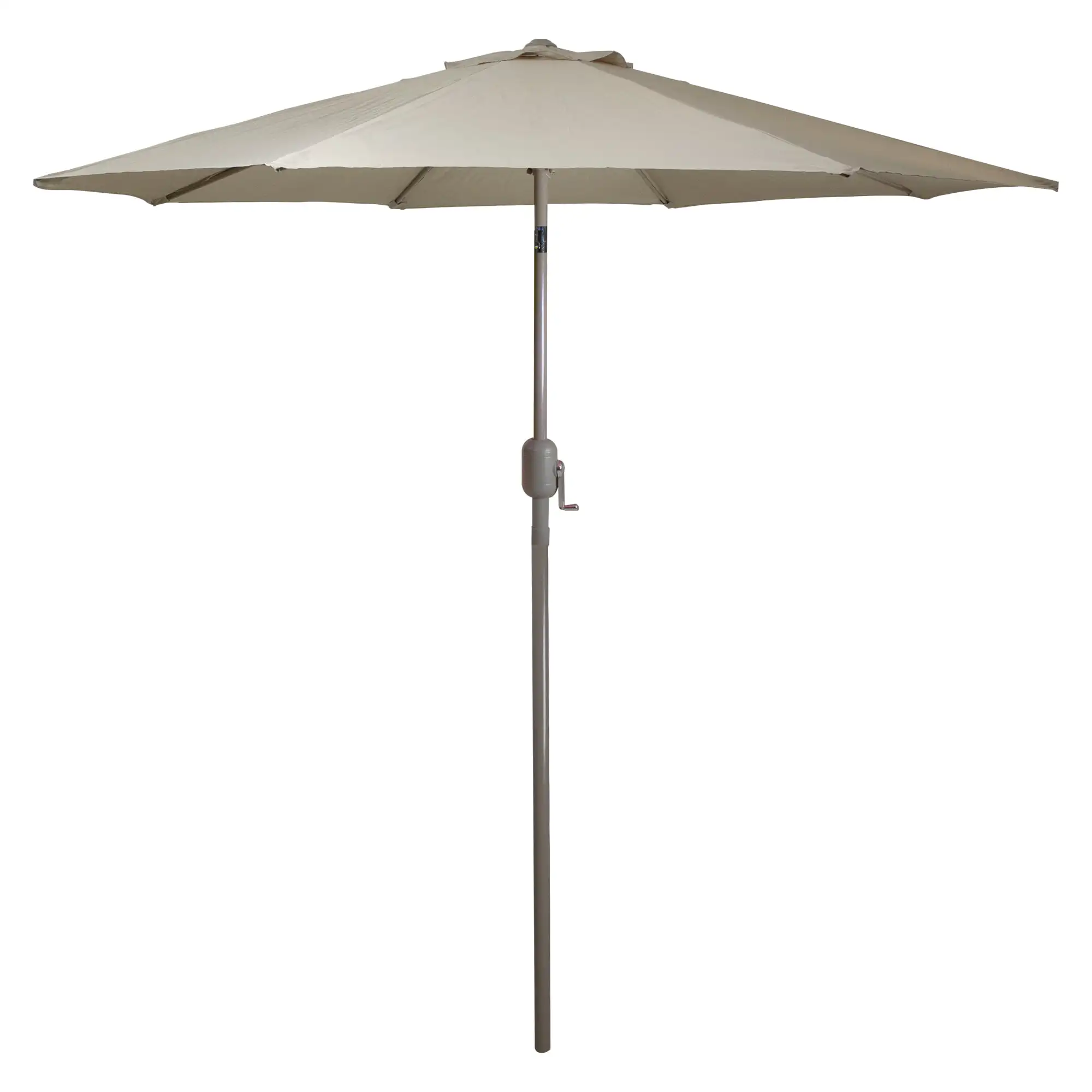 

9ft Outdoor Patio Market Umbrella with Hand Crank and Tilt - Taupepatio canopy