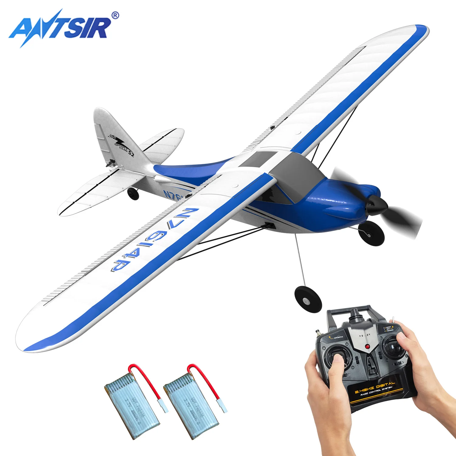 

RC Plane Sport Cub 500 EPP Foam 500MM Wingspan 2.4G 4CH RC Glider Aircraft One-Key Aerobatic RC Fighter RTF 761-4 Toys Gifts