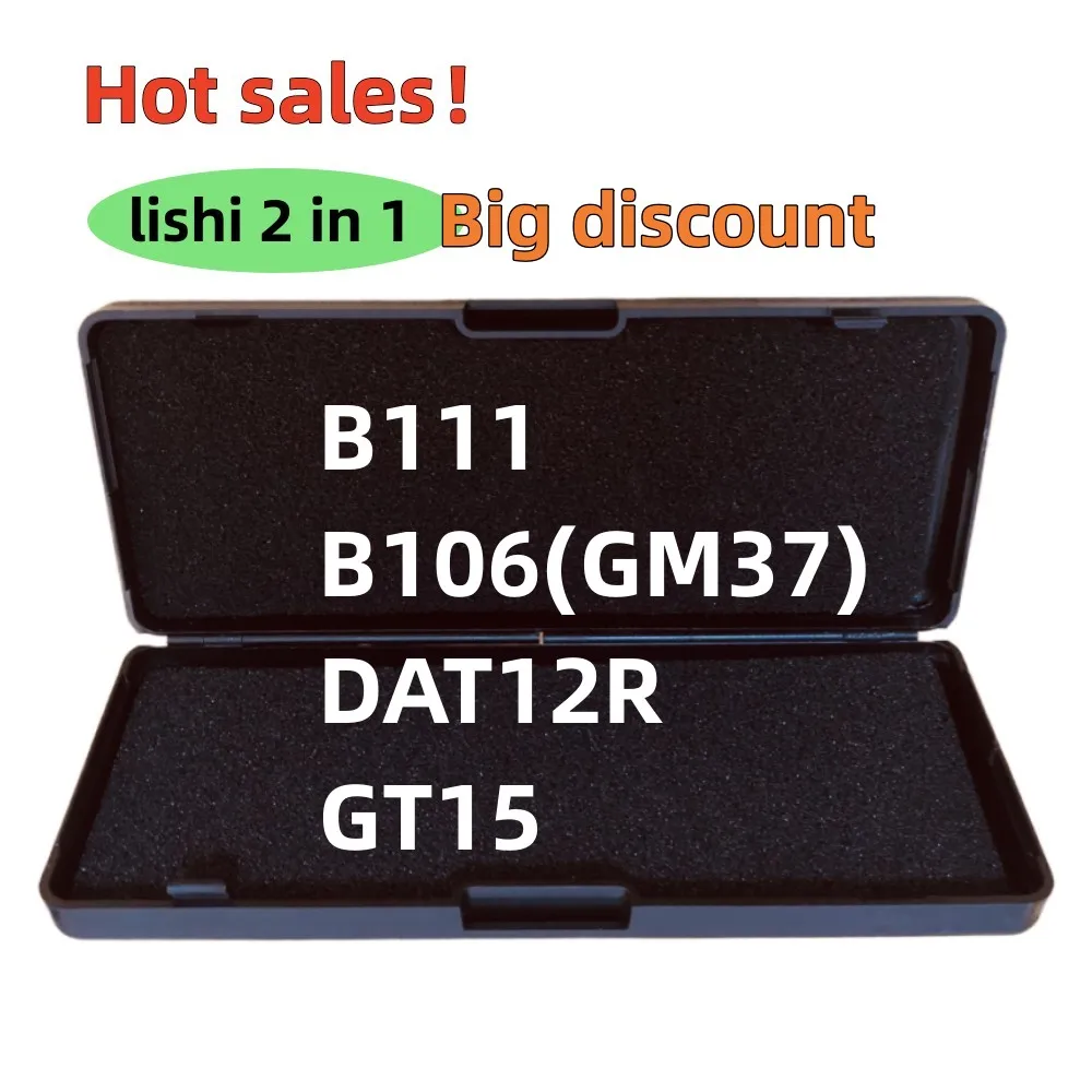 Слесарные инструменты lishi 2 в 1 B11 B106 GM37 GM39 DAT12R GT15 Авто