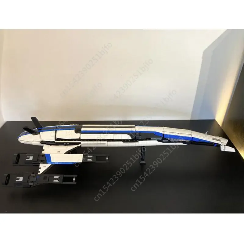 Moc Game Massc Effection SSV Нормандия SR-2 MOC- 118415 Основный корабль космический строительные