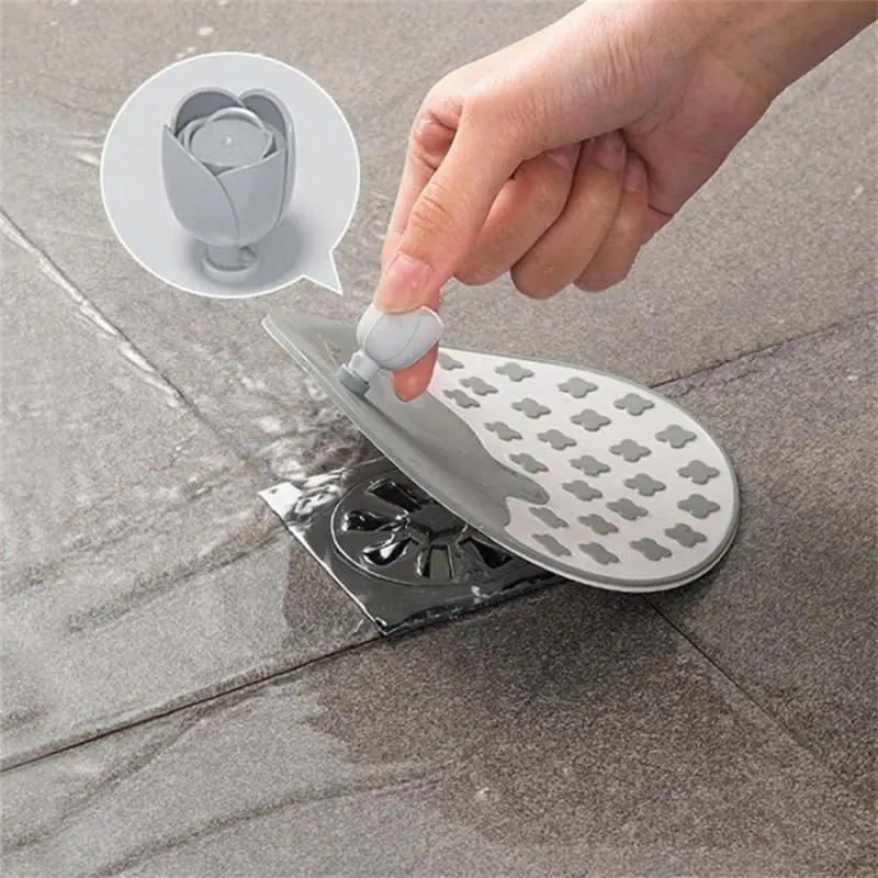 

New Silicone Floor Drain Deodorant Pad Kitchen Sink Strainer Toilet Pad Bathroom Anti Odor Sewer Deodorant Cover Water Stoppe