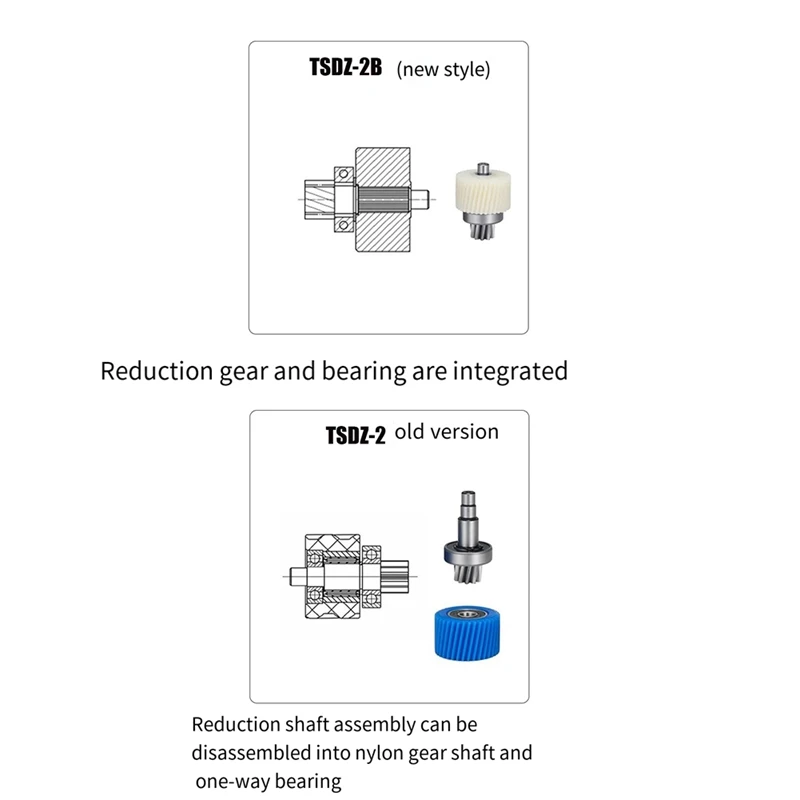 Зубчатая шестерня в сборе высокое качество для Tongsheng TSDZ2B обновленная деталь