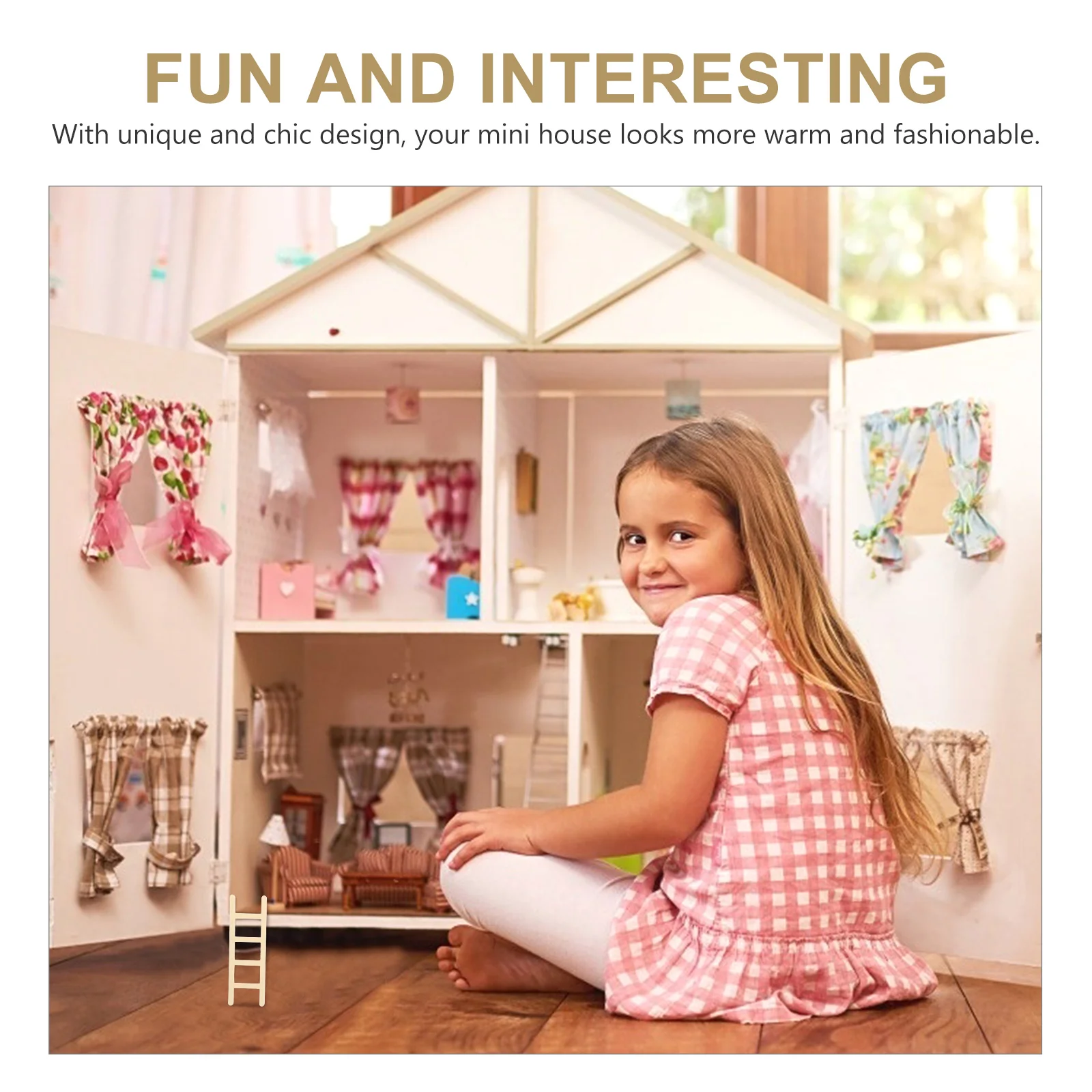 Рисунок 6 - деревянные мини-лестницы для украшения