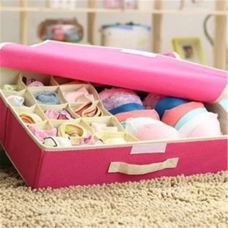 Новый Монотонный Ящик Для Хранения Нижнего Белья Из Нетканого Материала