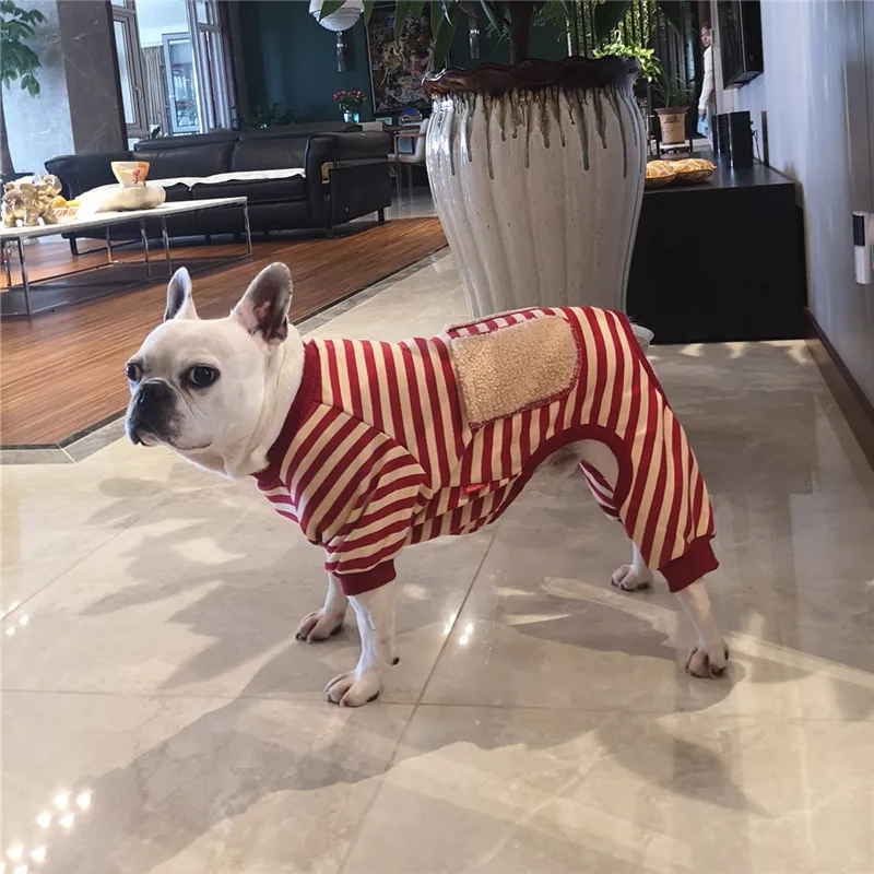 

Schnauzer Pug French Bulldog Clothing Bulldog Coat Outfit Pet Apparel Garment Pet Dog Costume Jumpsuit Warm Winter Dog Clothes