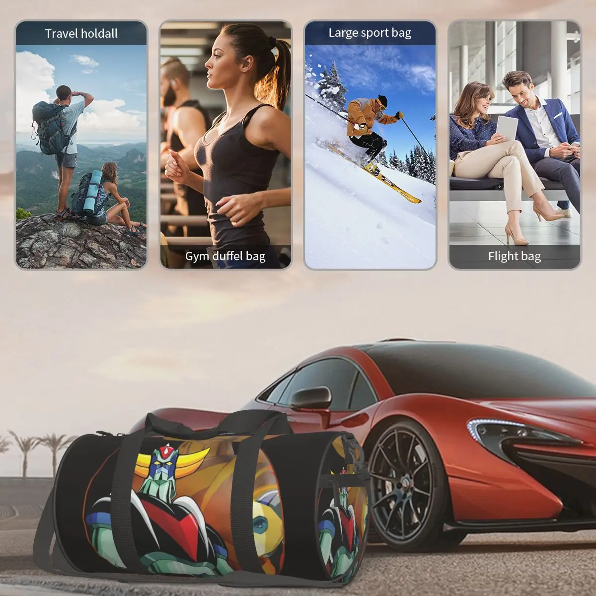 Goldoraks Спортивная сумка Аниме Ufo Robot Grendizers Спортивные сумки для плавания Мужской