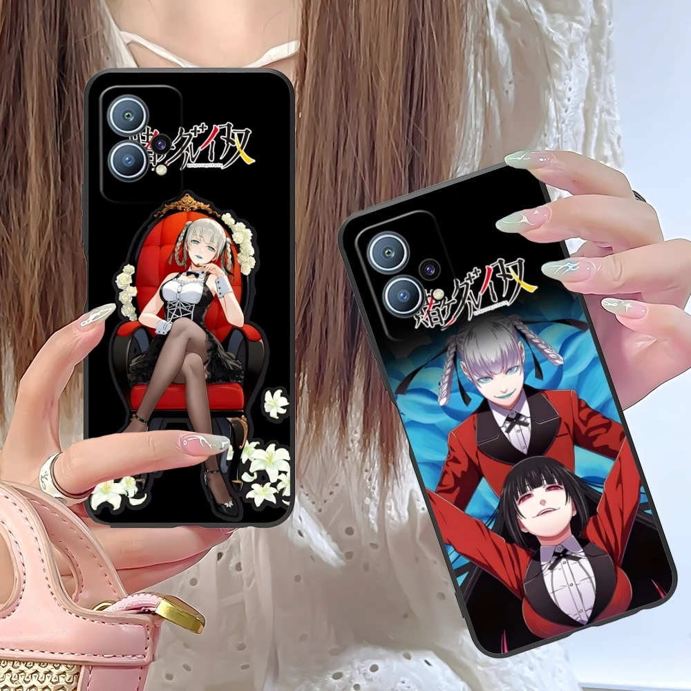 Чехол для мобильного телефона Kakegurui Kirari Anime Huawei P60 P50 P40 P30 P20 P10 P9 P8 Pro Lite Plus черный