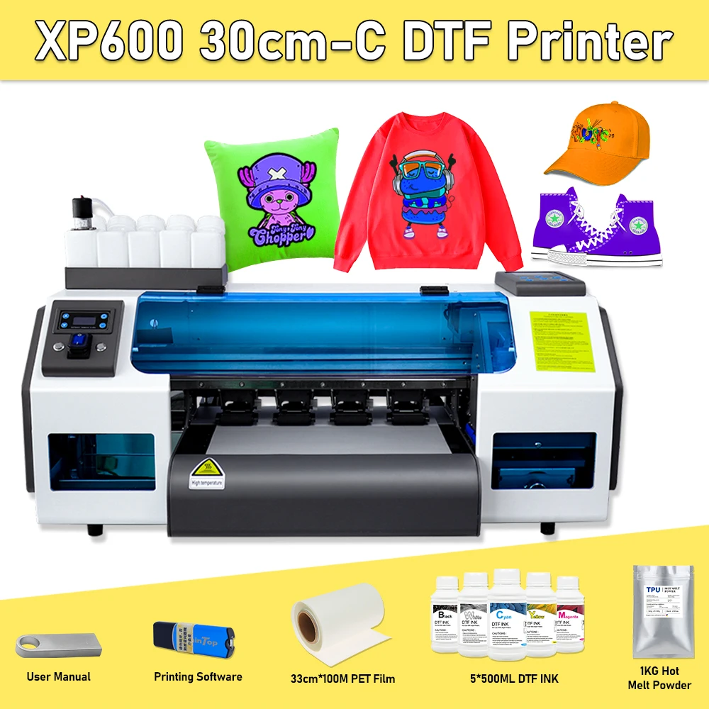 

Принтер A3 DTF XP600 для печати на футболках, принтер для печати на футболках, джинсах, головных уборах, толстовках