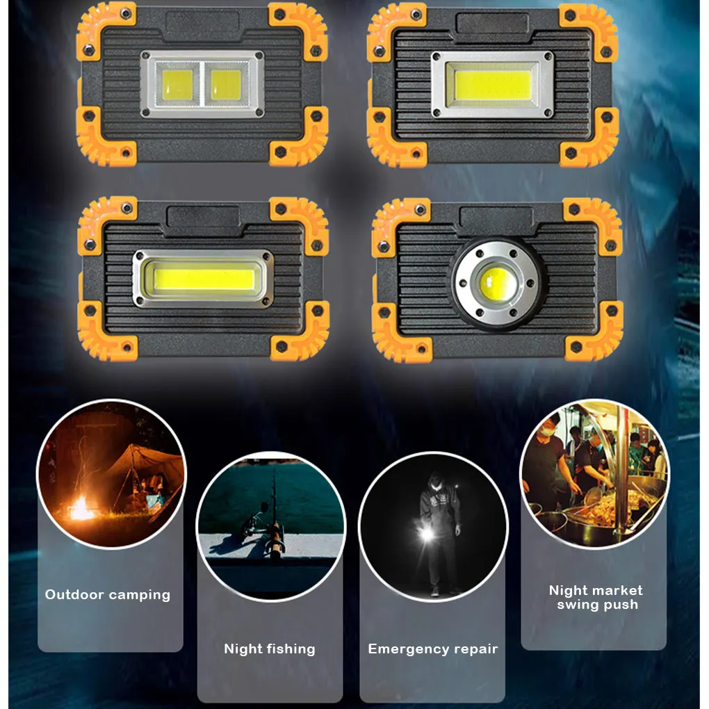 

Походный мини-фонарик для походов, прожектор с высокой яркостью, 3 режима, Регулируемый прожектор, USB-зарядка, палатка светильник Type 2