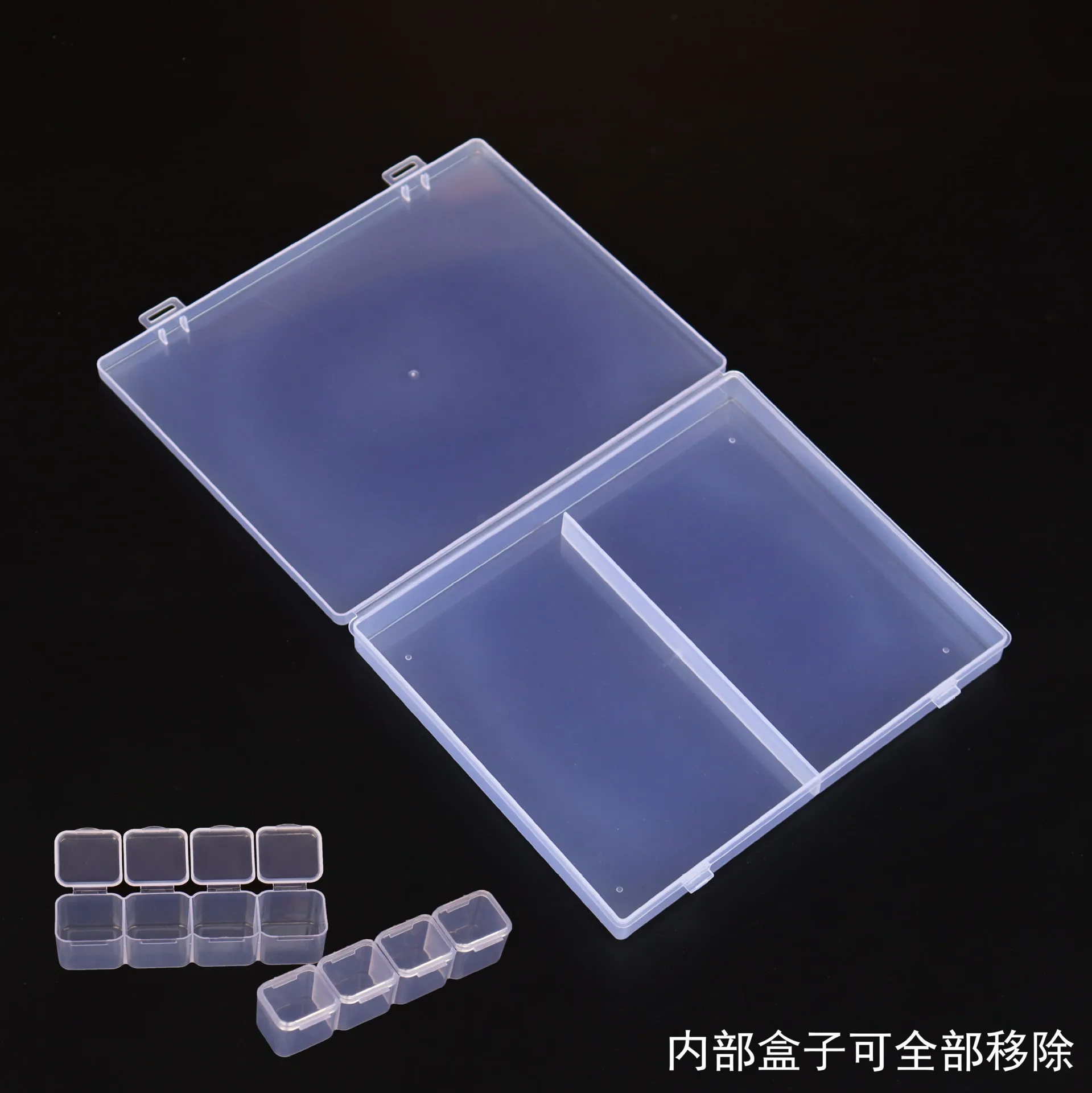56 Grids Manicure Tool Jewelry Nail Art Storage Box Desktop Finishing Manicure Diamond Box Jewelry Jewelry Box Manager