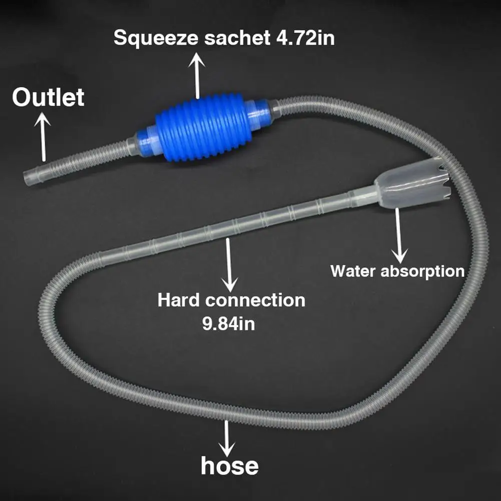 Аквариумный очиститель воды ручной для аквариума с фильтром в сетку аксессуары